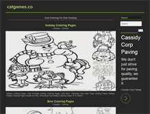 Tablet Screenshot of catgames.co